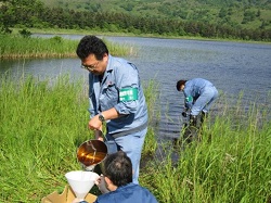 陸水の採取