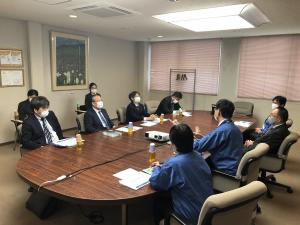 視察後の意見交換